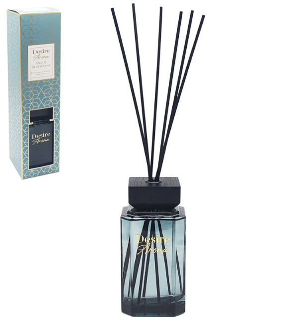 OUD & SANDALWOOD 1000ML DIFFUSER Square bottle