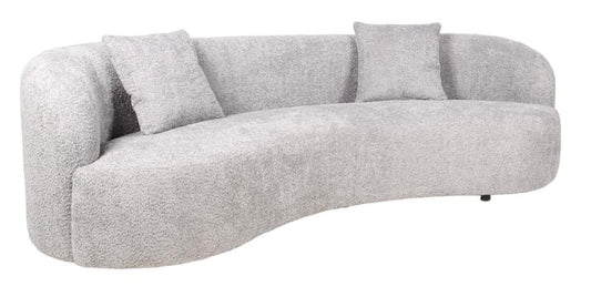 Grey Boucle Sofa 3 seater