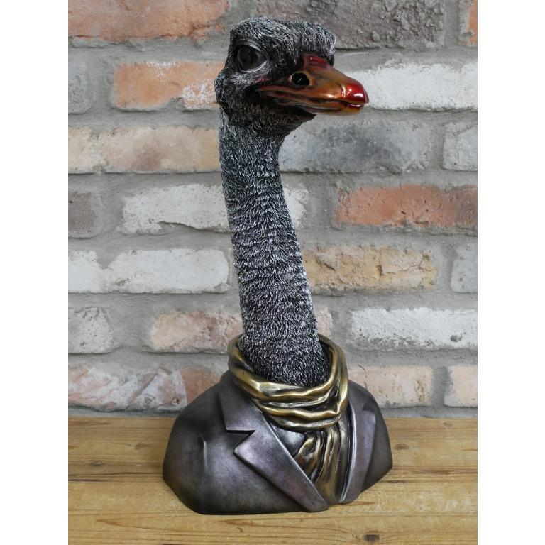 Emu Bust Sculpture 48cm high