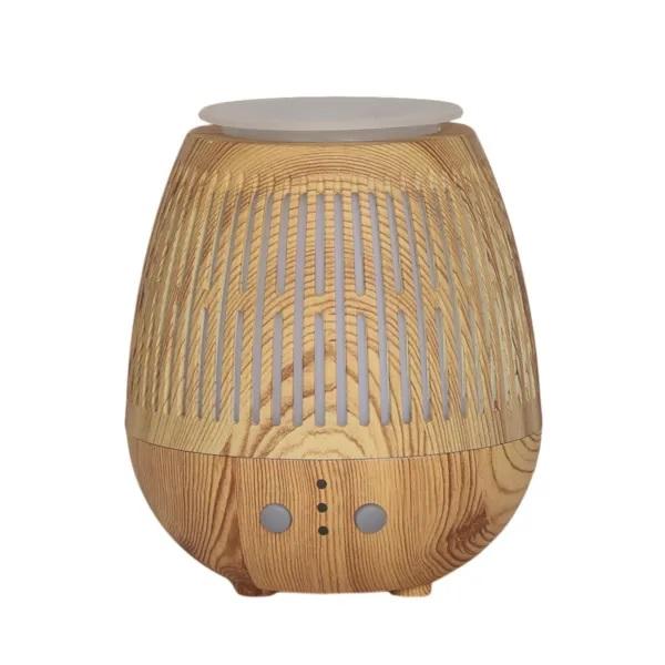 LED Ultrasonic Diffuser - Light Wood colour 16cm high