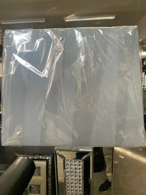 Grey angled universal lamp shade