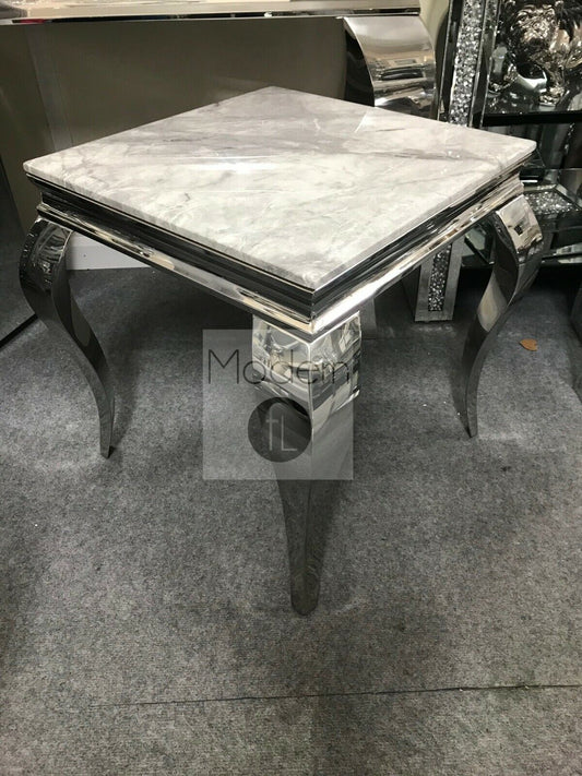 Louis Side Table with Marble Top, colour option
