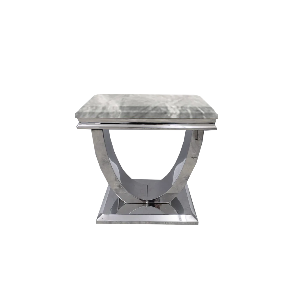 New Wave Side Table with Marble Top, colour option