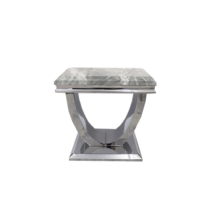 New Wave Side Table with Marble Top, colour option