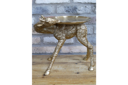 Gold Giraffe Side Table Beautiful Golden Animal End Table