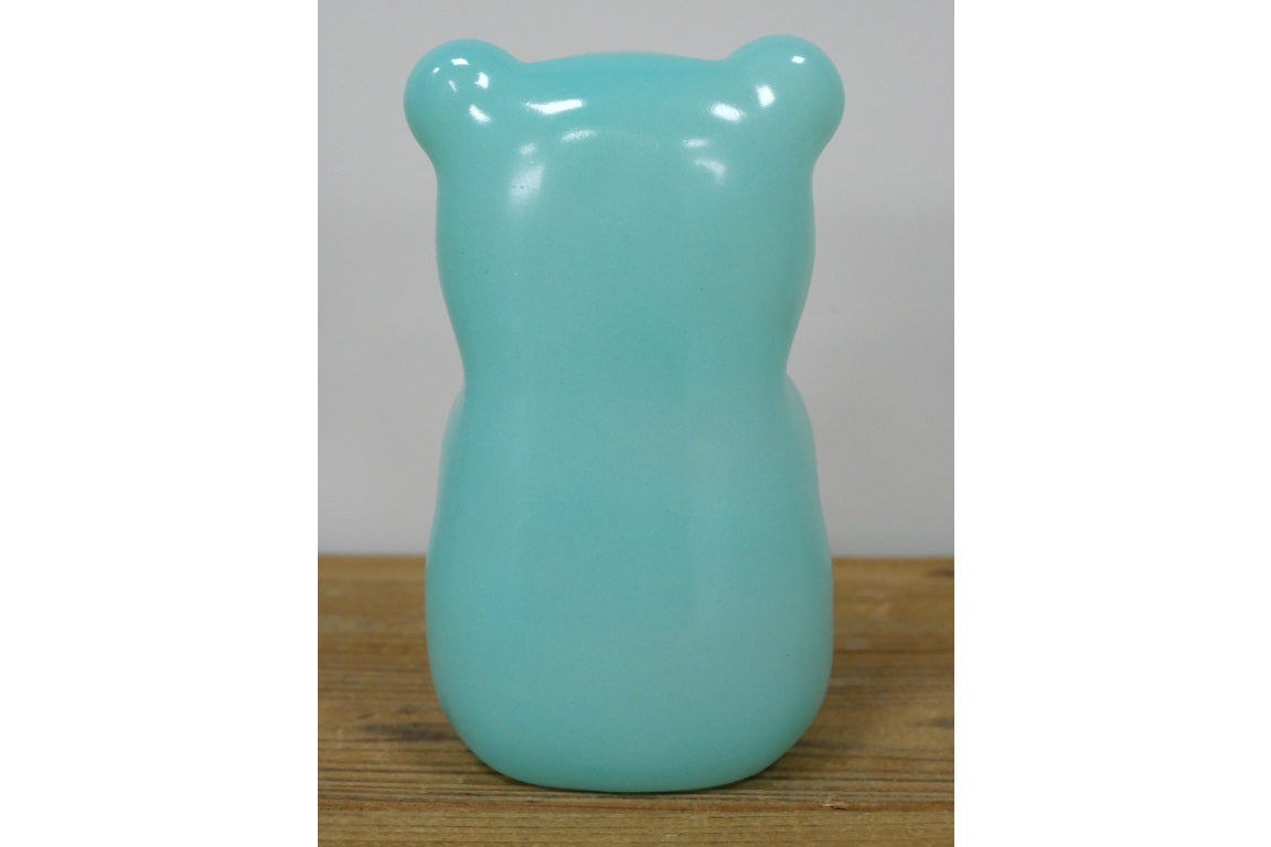 Blue Teddy Bear Ornament made from Resin