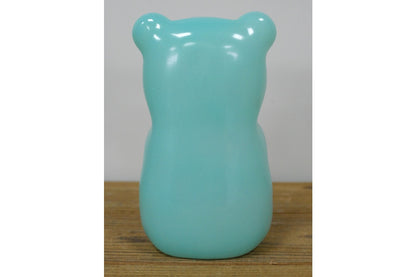 Blue Teddy Bear Ornament made from Resin