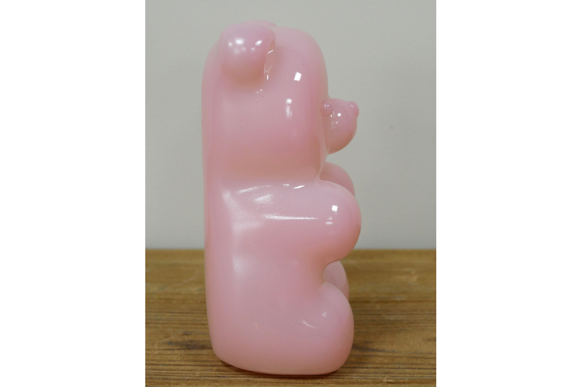 Pink Teddy Bear Ornament made from Resin