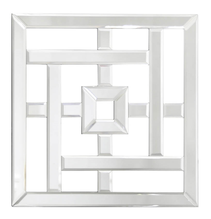 Geometric Squares Mirror wall art 40cm x 40cm