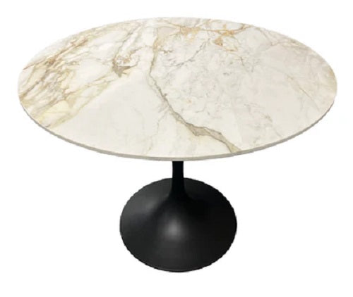 Bentley ceramic round dining table 90 cm