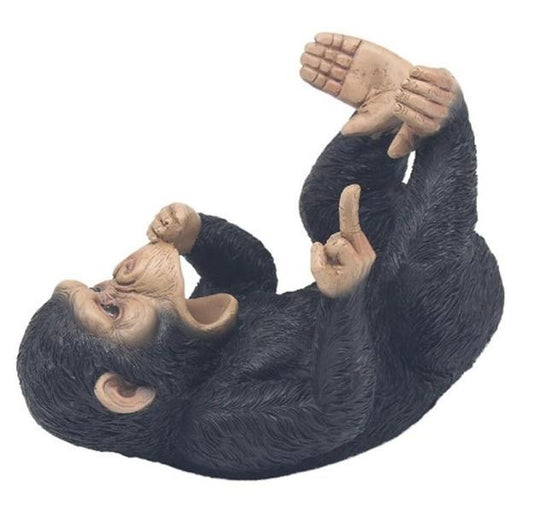 Cheeky Monkey Ornament Bottle Holder Gesture Monkey