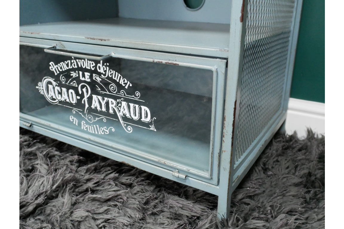 Quirky Blue Industrial TV Unit