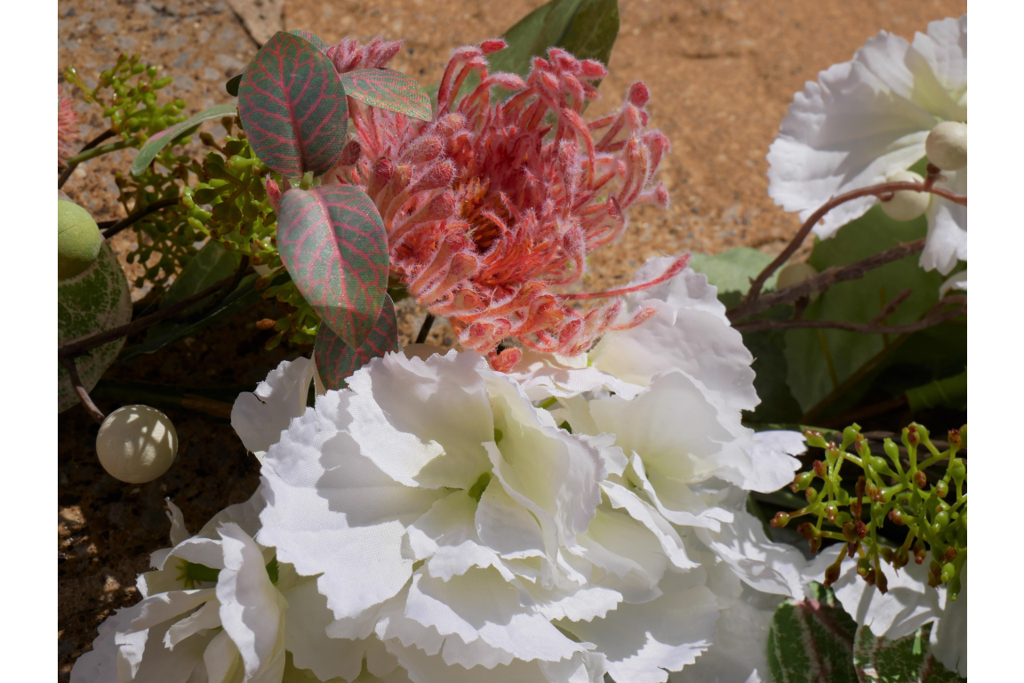 Artificial Flower Garland 170 cm Long, Decorative Colourful Flower Garland