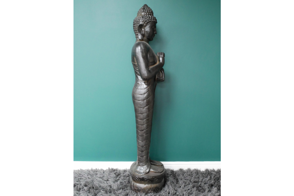 Large resin buddha statue, buddha ornament 157 cm high