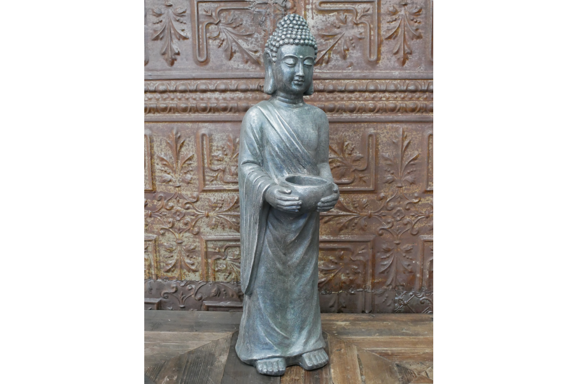 Indoor Buddha antique candle holder ornament 75cm high