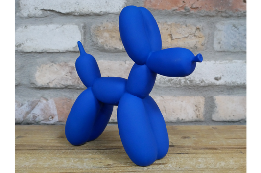 Balloon Dog Ornament Royal Blue, Modern Dog Shaped Balloon Ornament