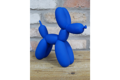 Balloon Dog Ornament Royal Blue, Modern Dog Shaped Balloon Ornament