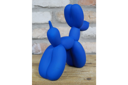 Balloon Dog Ornament Royal Blue, Modern Dog Shaped Balloon Ornament