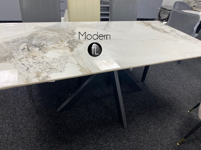 Milan ceramic 1.8 dining table, 180 cm ceramic dining table