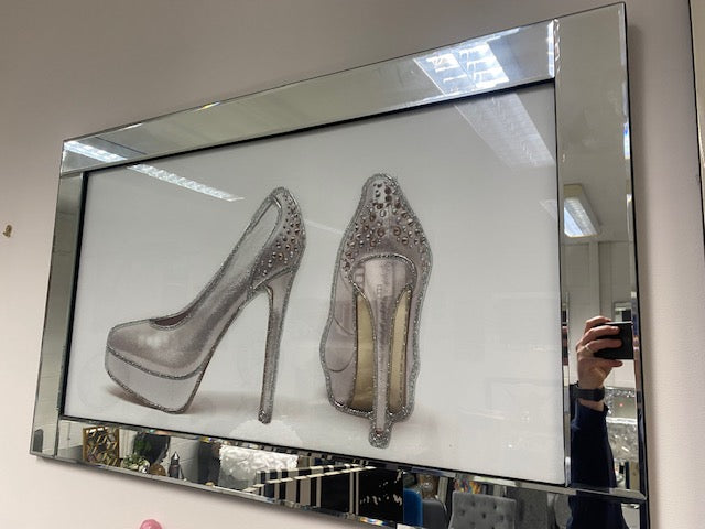 EX DISPLAY High heel picture in mirror frame