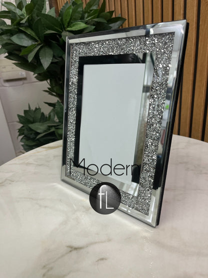 Crushed diamond 7x5 picture frame