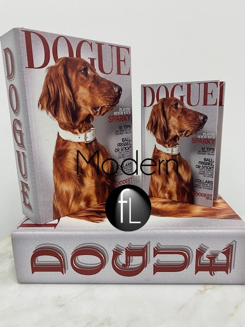 Designer Dog Book Box Set, dog lovers storage box set