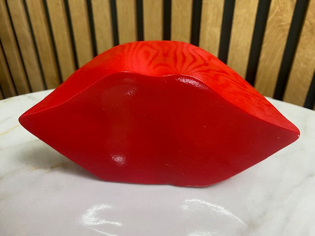 Resin Red Lips Ornament