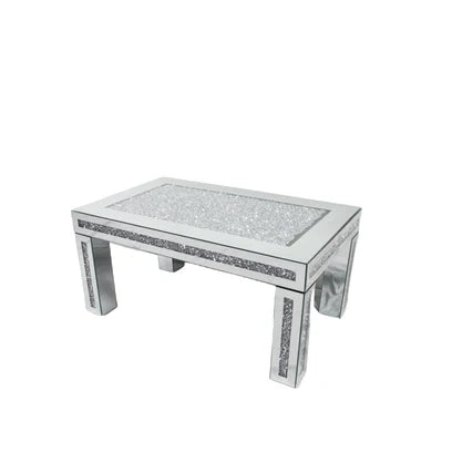 Crushed Crystal Rectangle Coffee Table