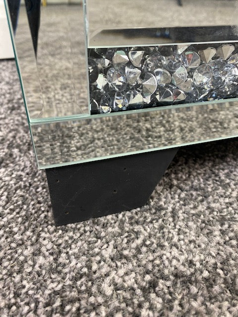 Mirrored Crushed Diamond 120 cm TV Stand