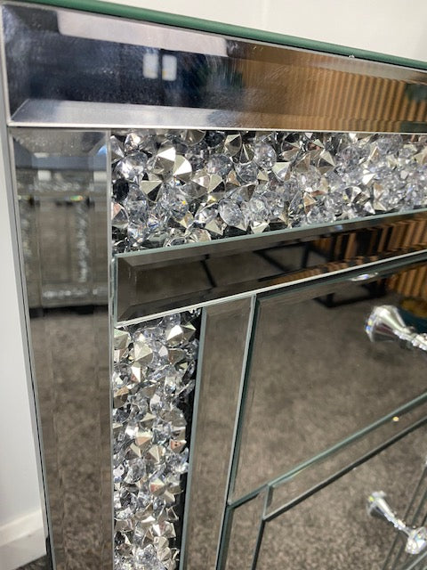 Mirrored Crushed Diamond Sideboard