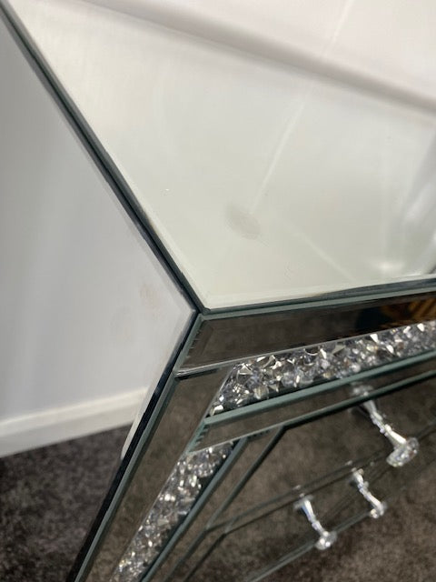 Mirrored Crushed Diamond Sideboard