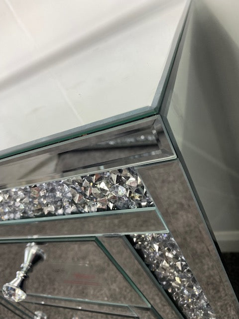 Mirrored Crushed Diamond Sideboard