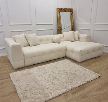 Bubble Boucle 3 Seater Sofa right hand facing sofa