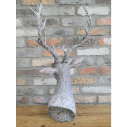 Resin Stag Head Ornament 72 cm high Decor