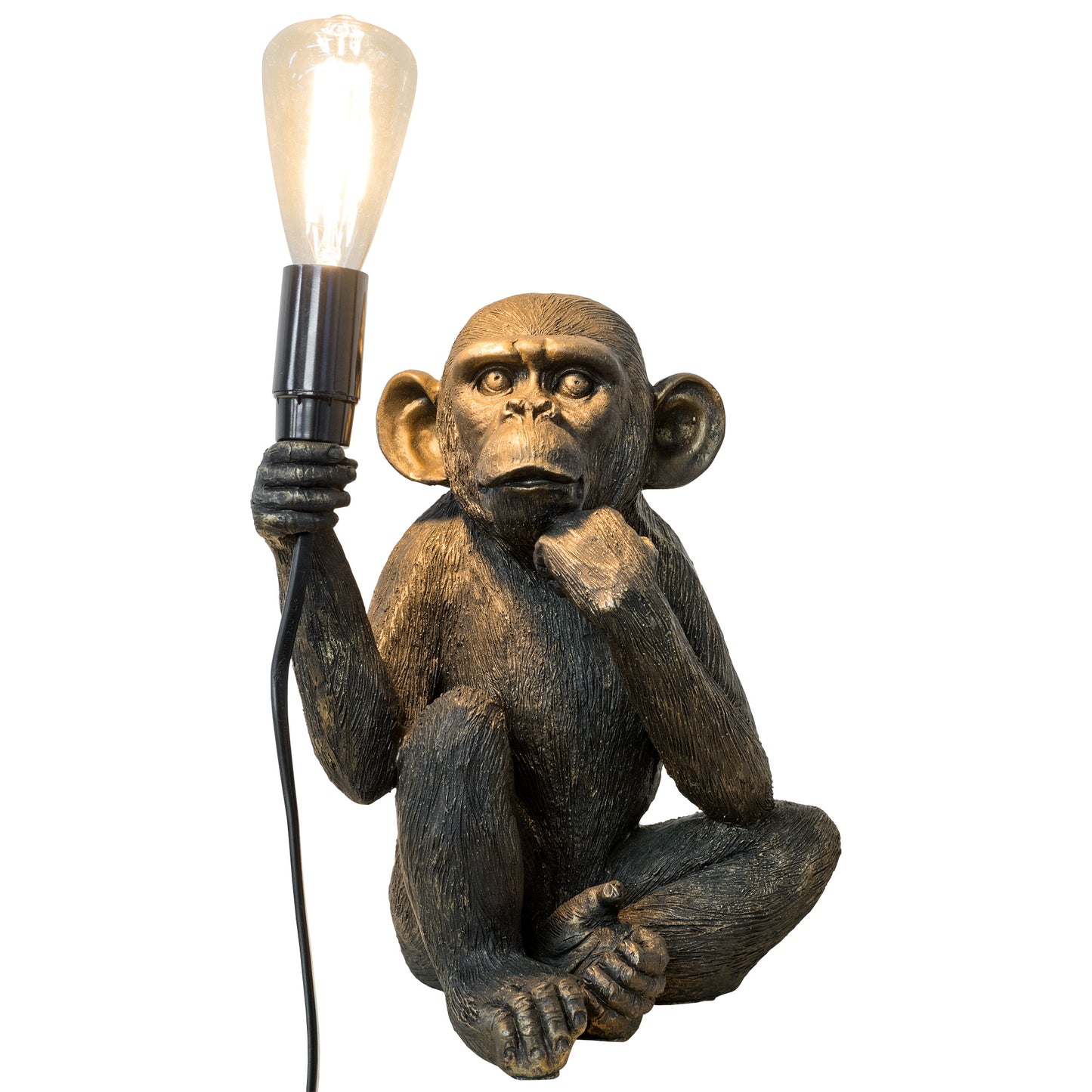 Animal Table Lamp Holding Bulb, Retro Light