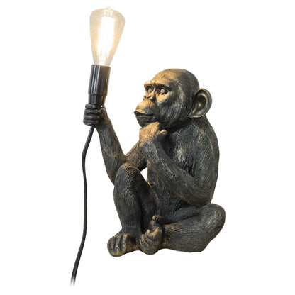 Animal Table Lamp Holding Bulb, Retro Light