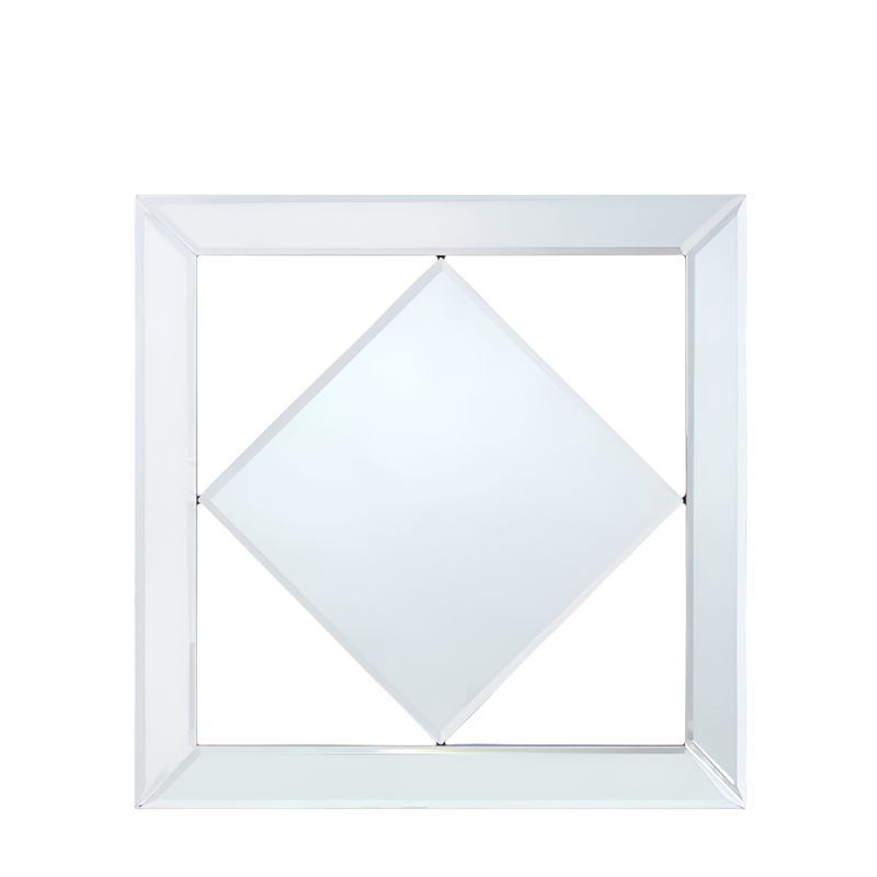 Diamond Shape Geometric Wall mirror 40cm x 40cm