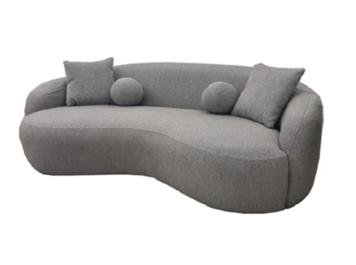 3 Seater Wave Sofa, Wave Boucle 3 Seater Sofa