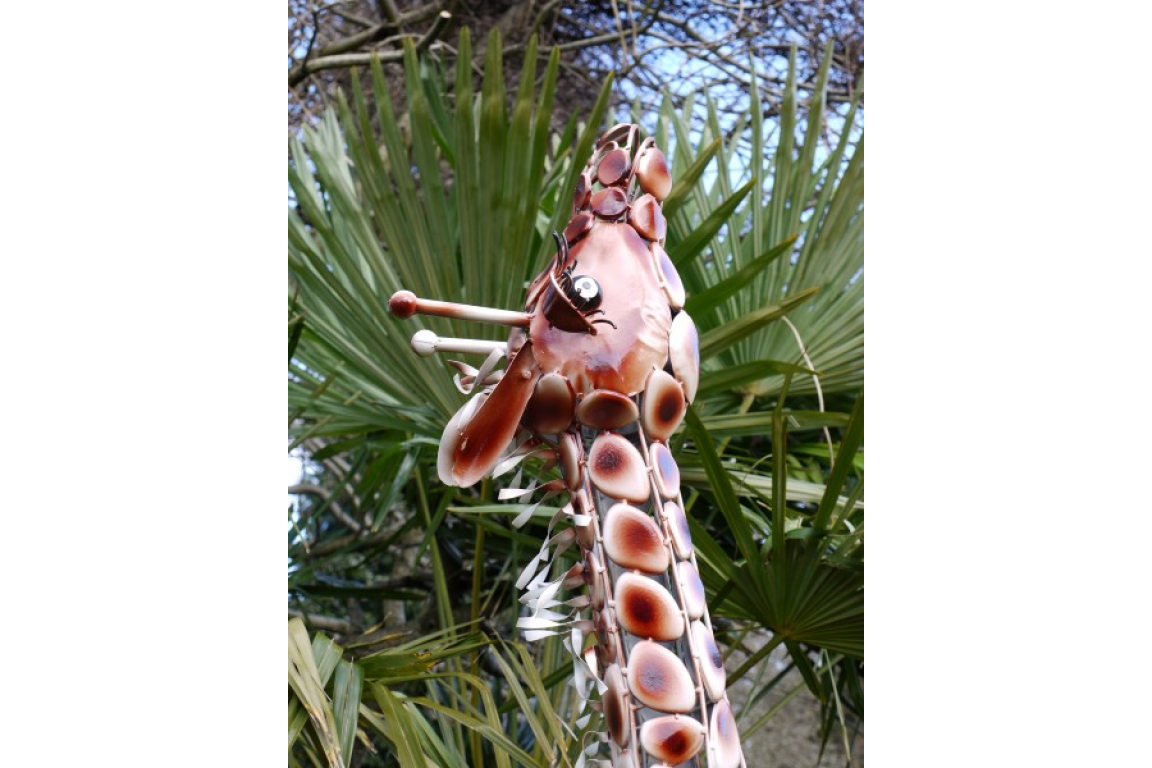 Stunning Giraffe garden ornament, safari giraffe large outdoor statue