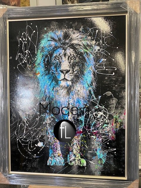 Lion picture store frames