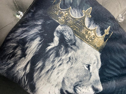 King & Queen Lion Rectangle cushion