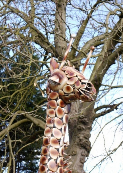 Stunning Giraffe garden ornament, safari giraffe large outdoor statue