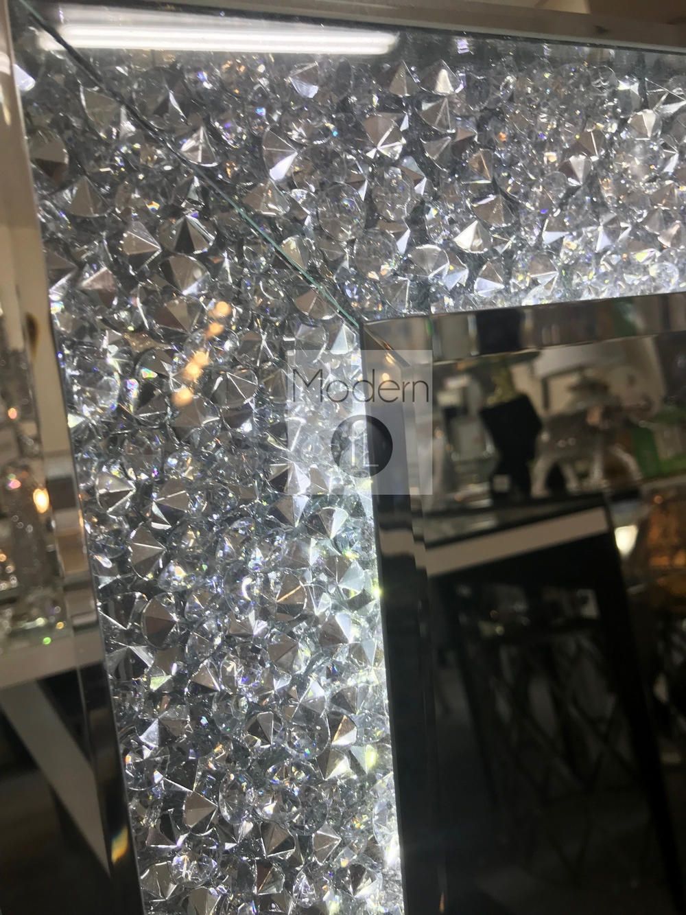 Light up crystal mirror discount
