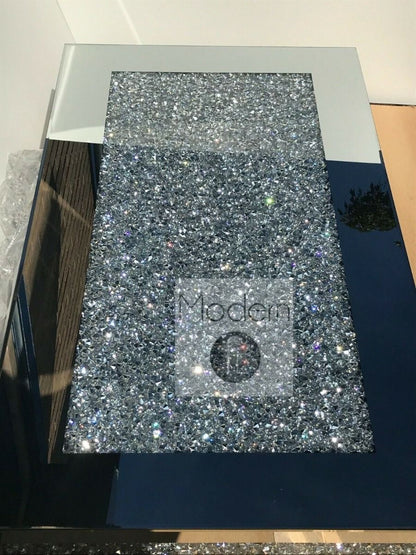 Crushed Crystal Rectangle Coffee Table