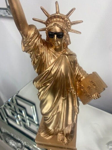 Gold Statue of Liberty Ornament with Cool Shades! Statue of Liberty