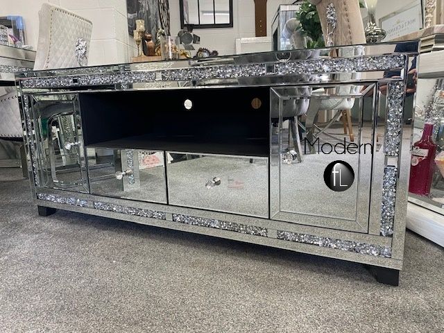 Crushed diamond TV unit