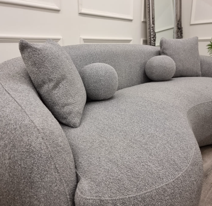 3 Seater Wave Sofa, Wave Boucle 3 Seater Sofa